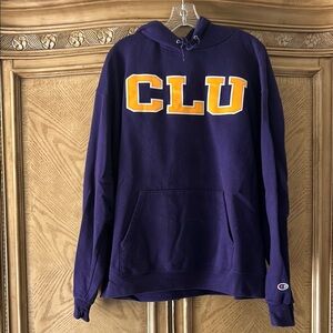 Champion CLU Purple Sweater Collegiate Style LIKE NEW